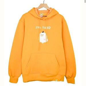 OHMONAH “I’M TIRED”YELLOW GOLD HOODIE SIZE SMALL PREOWNED